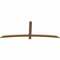 Ekena Millwork Bellingham Timber Gable Bracket, Western Red Cedar, 84"W x 31"H x 1 1/2"D x 3 1/2"F, 9/12 Pitch GBW084X31X0204BEL00SWR - alternate 2